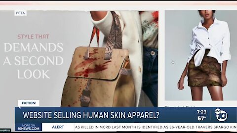 Fact or Fiction: PETA launches store of clothes made from human skin?