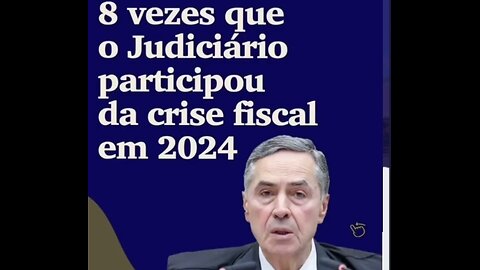ADVINHA QUEM AJUDOU O GOV LULA A EMPURRAR O BRASIL P/ SITUAÇÃO DE QUASE INSOLVÊNCIA FISCAL? O judiciário!