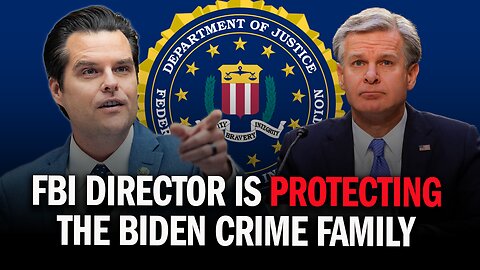 Gaetz GOES OFF on FBI Director Wray for Protecting the Bidens
