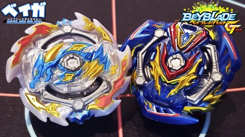 ACE DRAGON .St.Ch ZAN vs SLASH VALKYRIE .Bl.Pw RETSU (especial GT) - Beyblade Burst ベイブレードバースト