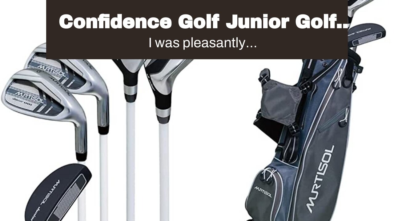 Confidence Golf Junior Golf Clubs Set for Kids