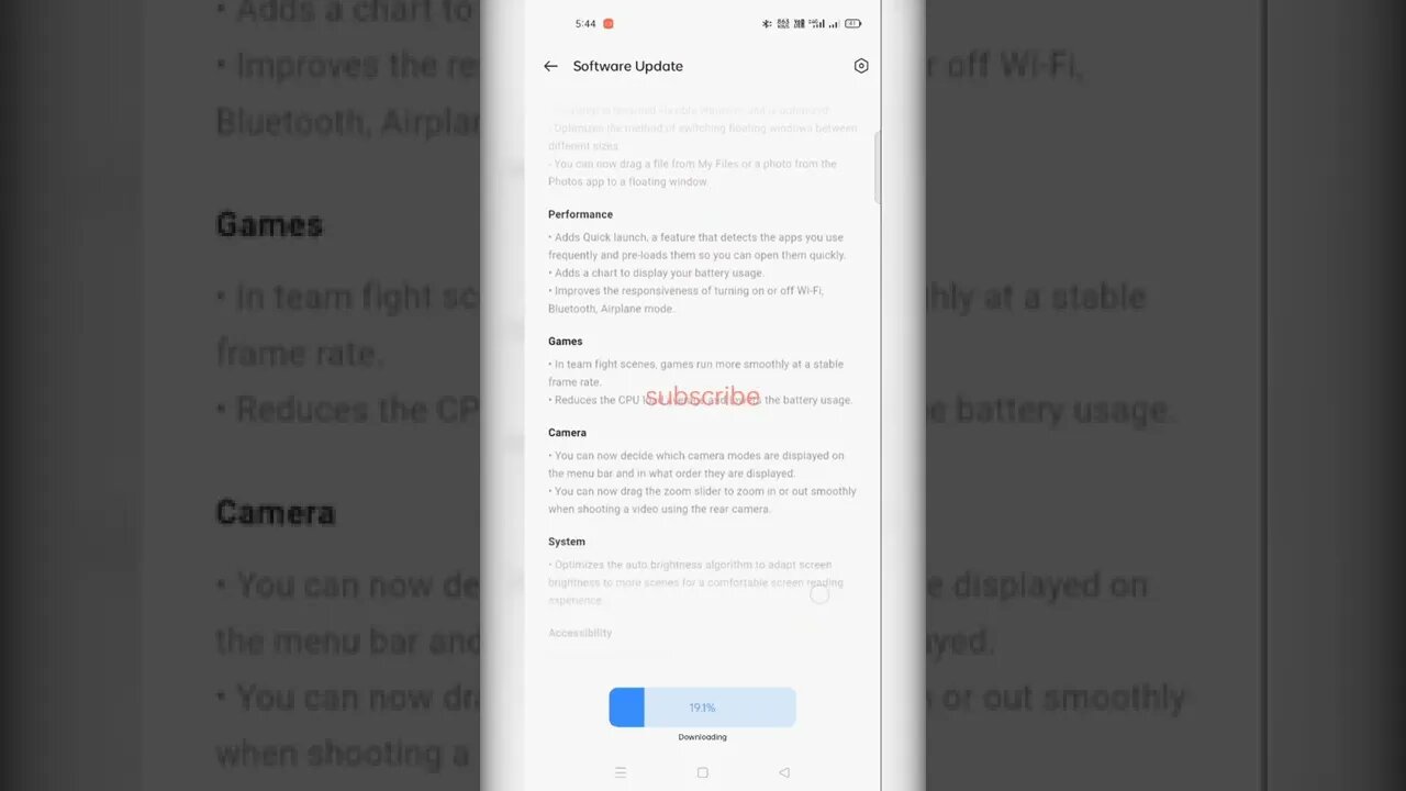 Realme 8 4G Android 12 update trial beta version received.