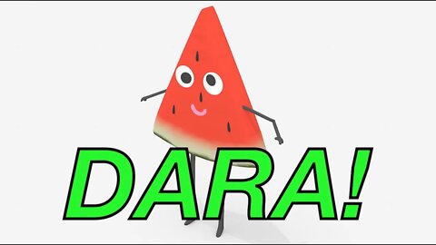 Happy Birthday DARA! - WATERMELON Birthday Song