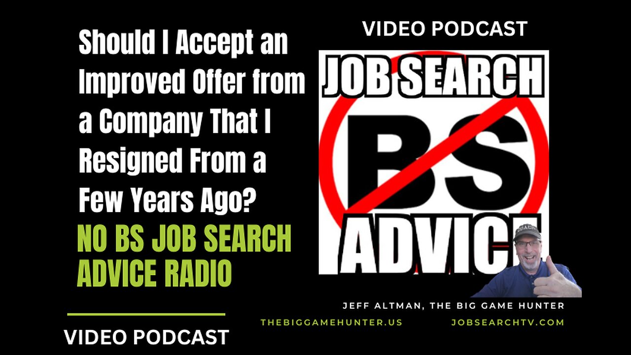 Should I Accept an Improved Offer from a Company That I Resigned From a Few Years Ago?