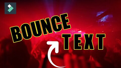 Text Bounce Effect | WONDERSHARE FILMORA X | Tutorial