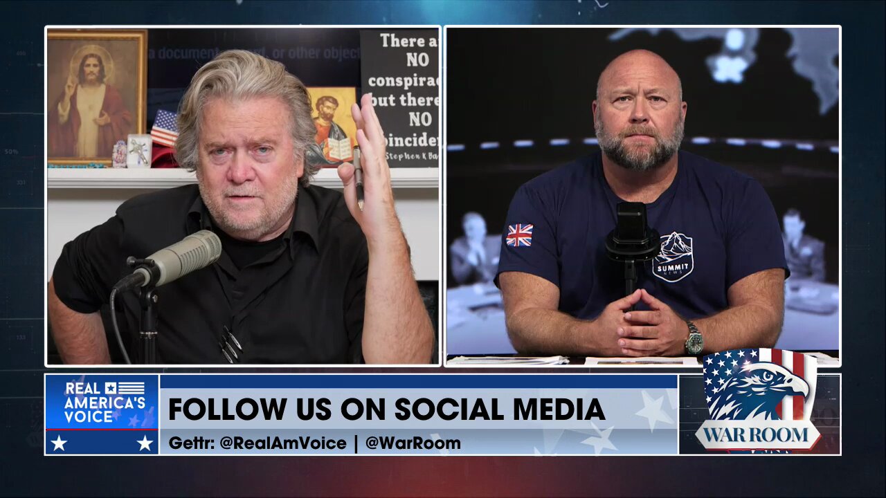 Bannon & Alex Jones Explain That We’re In An ‘Oppenheimer Moment’ With AI & Bioweapons.