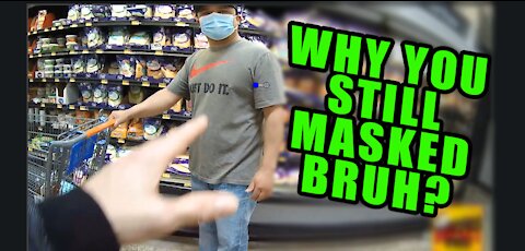 Went to WalMart to Ask People Why the Heck They're Still Wearing Muzzles?!