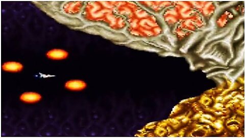 Gradius III (SNES) - Final Boss - Bacterian