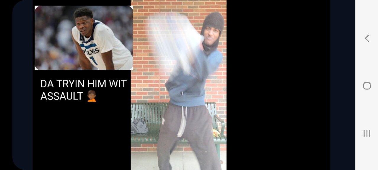 ANTHONY EDWARDS COULD BE CHARGES WIT 3RD DEGREE ASSAULT WIT CHAIR THROW π€¦πΎπ―