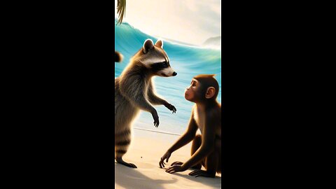 Let's see Raccoon Plus Monkey Hybrid 😱 🐒