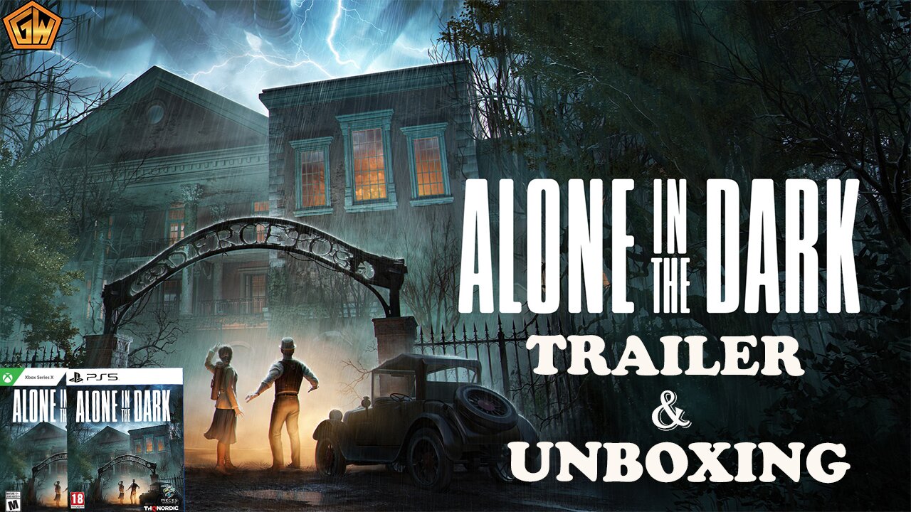 Alone In The Dark Trailer & Unboxing PS5/XBOX SERIES (GAMESWORTH)