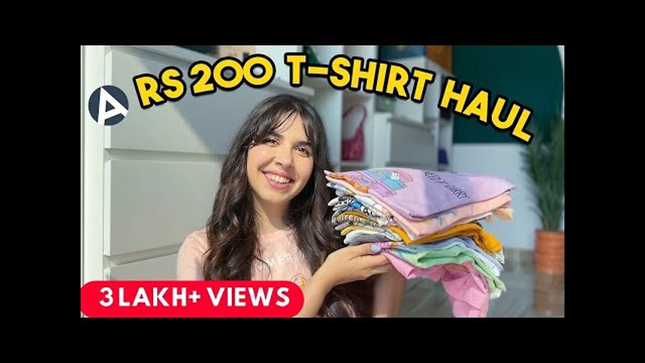 Ajio Tops & T shirts Haul under Rs 200! | Heli Ved