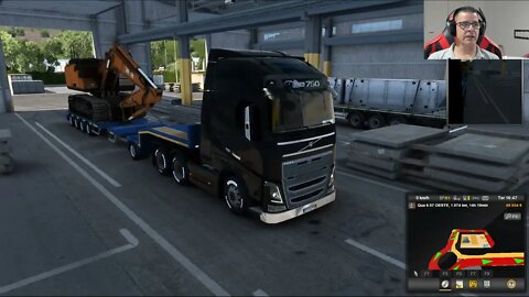 EURO TRUCK SIMULATOR 2 IBÉRIA DLC#20 TRANSPORTE DE RETROESCAVADORA DE RASTOS PARA ESPANHA