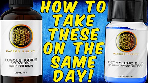How To Take Methylene Blue & Mega Doses Of Lugol's Iodine!