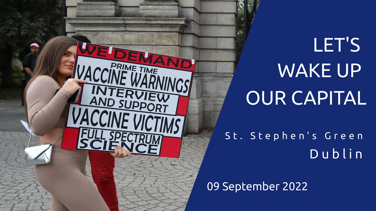 Barry -Let's Wake Up Our Capital, St. Stephens Green 09 Sep 2022