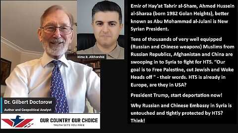 Prof Doctorow: The Big Winner is Russia? Russia is finally to sign Mutual Defense Treaty with Iran. Russian Embassy in Syria is open and tightly protected by HTS.