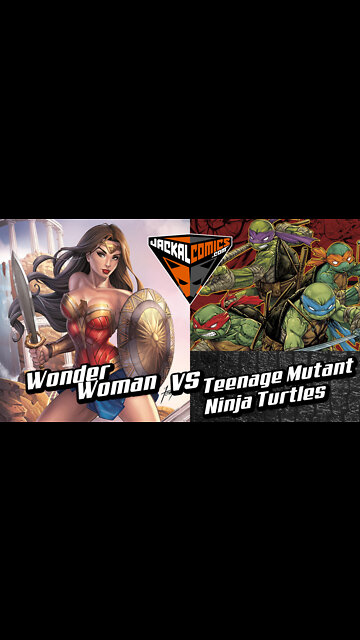 WONDER WOMAN Vs. TEENAGE MUTANT NINJA TURTLES - Comic Book Battles: Who Would Win In A Fight?