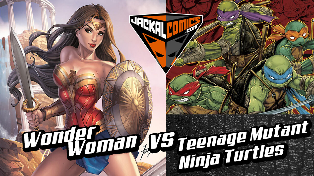 WONDER WOMAN Vs. TEENAGE MUTANT NINJA TURTLES - Comic Book Battles: Who Would Win In A Fight?