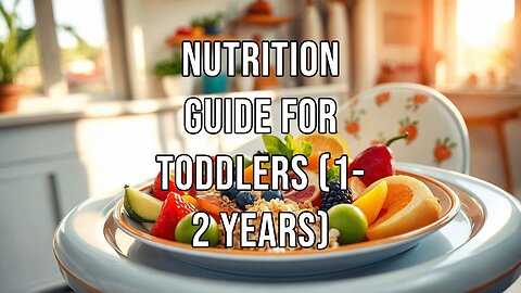 Nutrition Guide for Toddlers (1-2 Years)