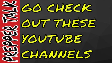 Go Check Out These YouTube Channels TODAY!!! You won’t regret it