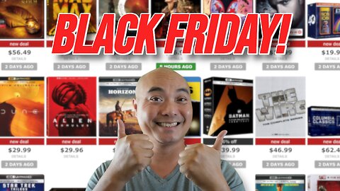 Black Friday Blu Ray and 4K Deals!🤯
