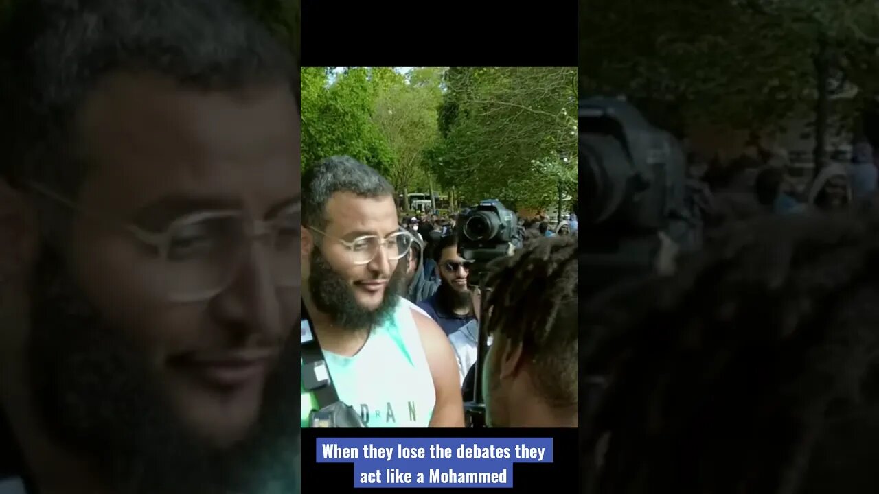 Mimi hijab as usual loses debates then act like a Mohammed