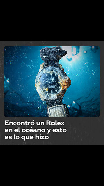 Un extraño Rolex regresa a manos de su dueño tras cuatro años perdido en el océano