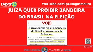 JUIZA QUER PROIBIR BANDEIRA DO BRASIL NA ELEIÇÃO