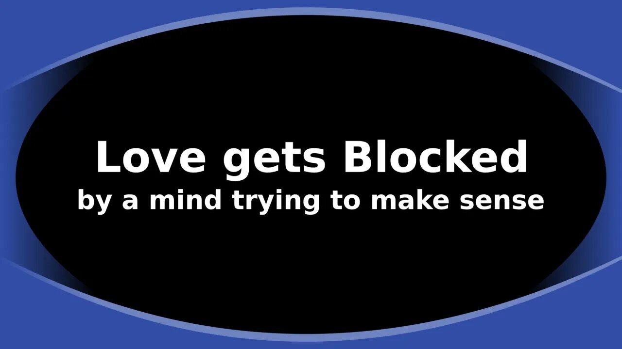 Morning Musings # 129 - #love gets #blocked by a #mind that is trying to make #sense . 🧠💔