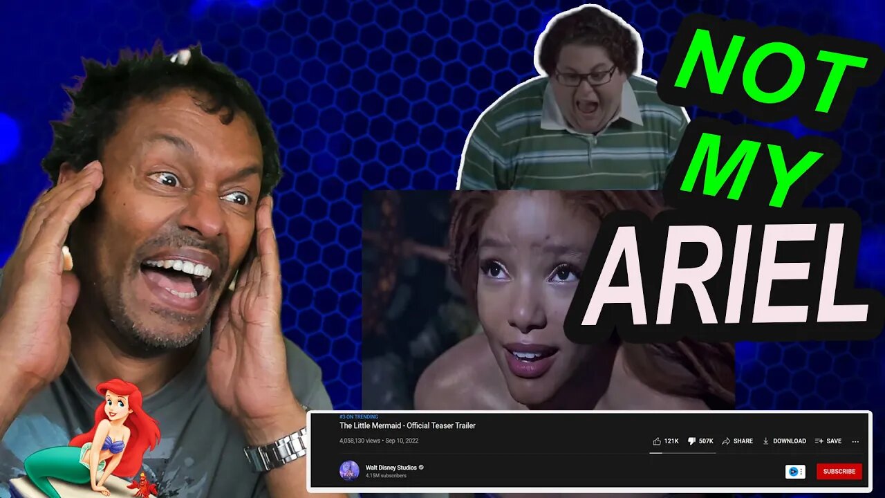 DISNEY Backlash After Race-Swapped LITTLE MERMAID Trailer Gets Down Voted