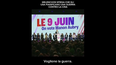 FRANCIA, CINA: Jean-Luc Mélenchon, guerra USA, schiavitù Dollaro