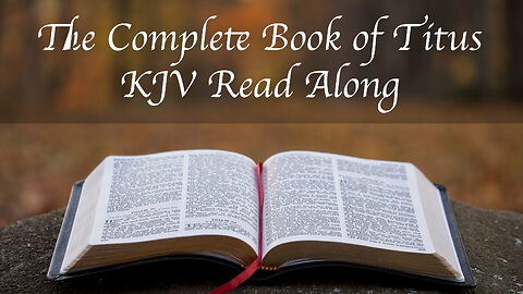 The Complete Book of Titus KJV Read Along