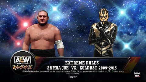 WWE 2k24 ExtremeRules Samoa Joe vs Goldust