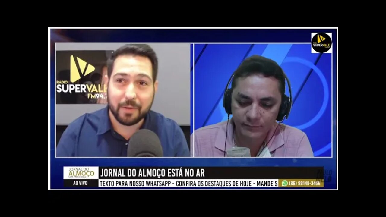 Jornal do Almoço 30/03/2022 #JornalDoAlmoço Apresentação: Paulo Melo /radialista.