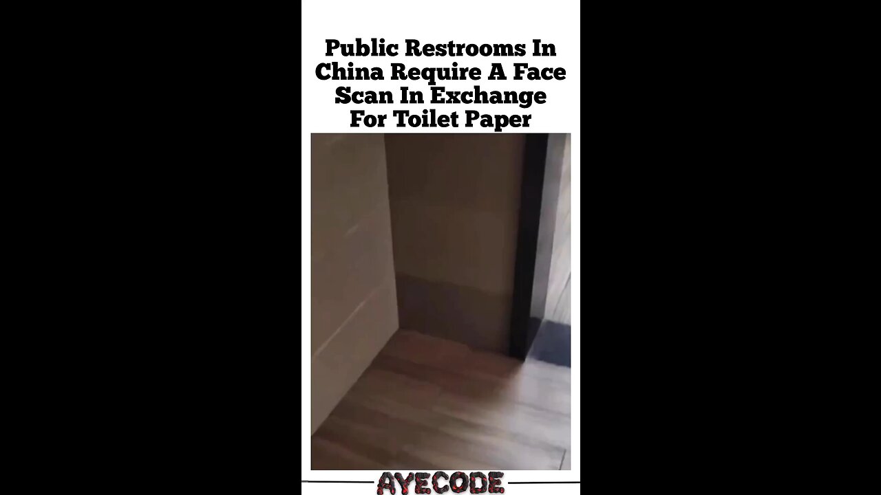 Public restrooms require face scan