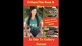 CritiqueThis Guns & More: Collector Knife Edition - Pocket Folder Fixed Blades