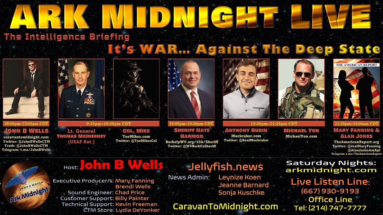 The Intelligence Briefing / It's War... Against The Deep State - John B Wells LIVE