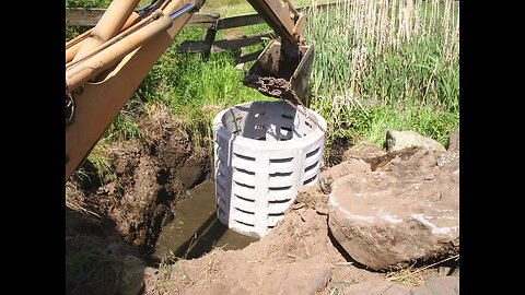 Setting The Tank, Drywell Cattle Water System