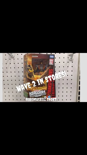 Kingdom Deluxe Class Transformers WFC Airazor & Arcee (Wave 2)*Rodimusbill New Toy Sighting* #shorts