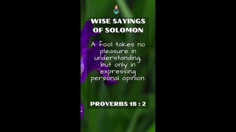 Proverbs 18:2 | NRSV Bible - Wise Sayings of Solomon