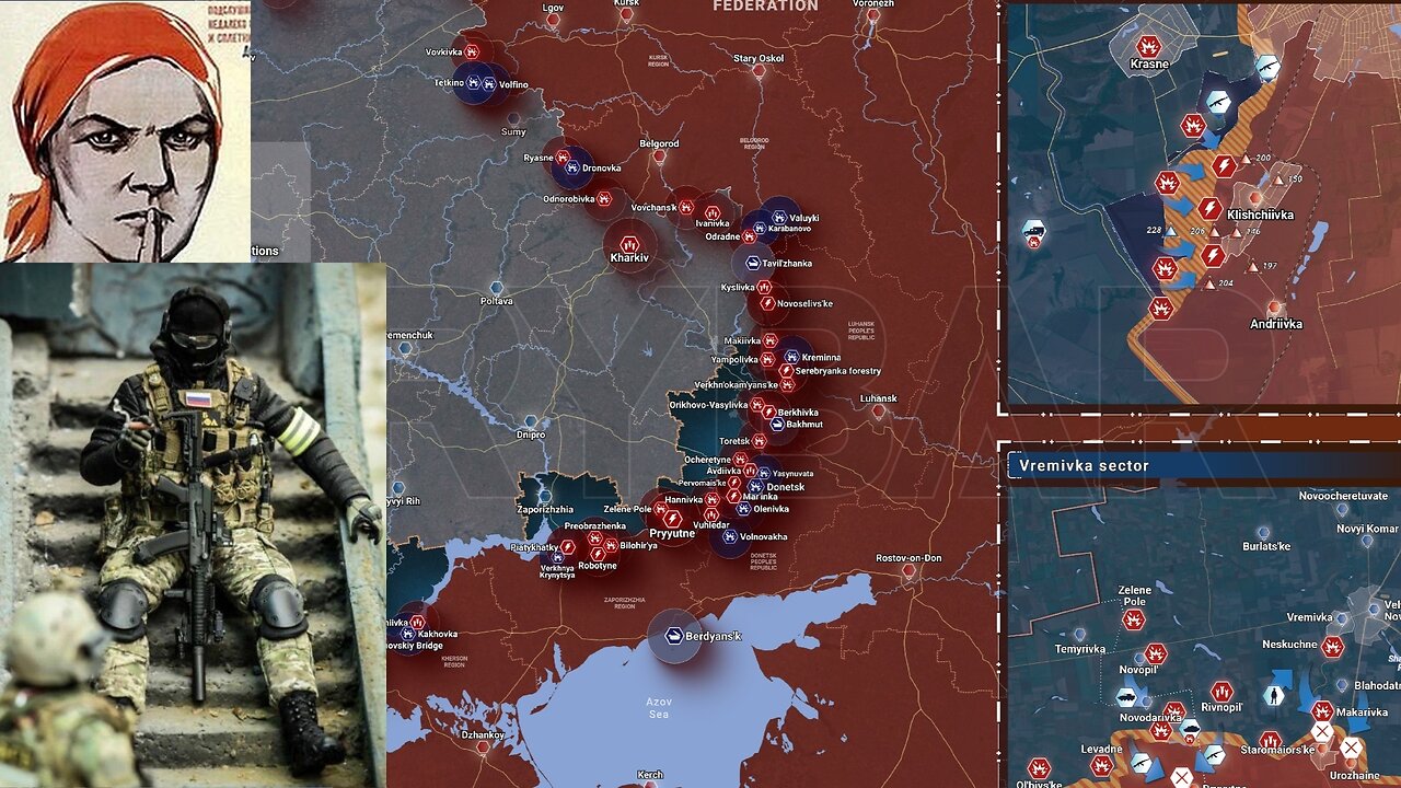 Ukraine War, Frontline Report for July 5th, 2023 Rybar Map and Combat Footage.