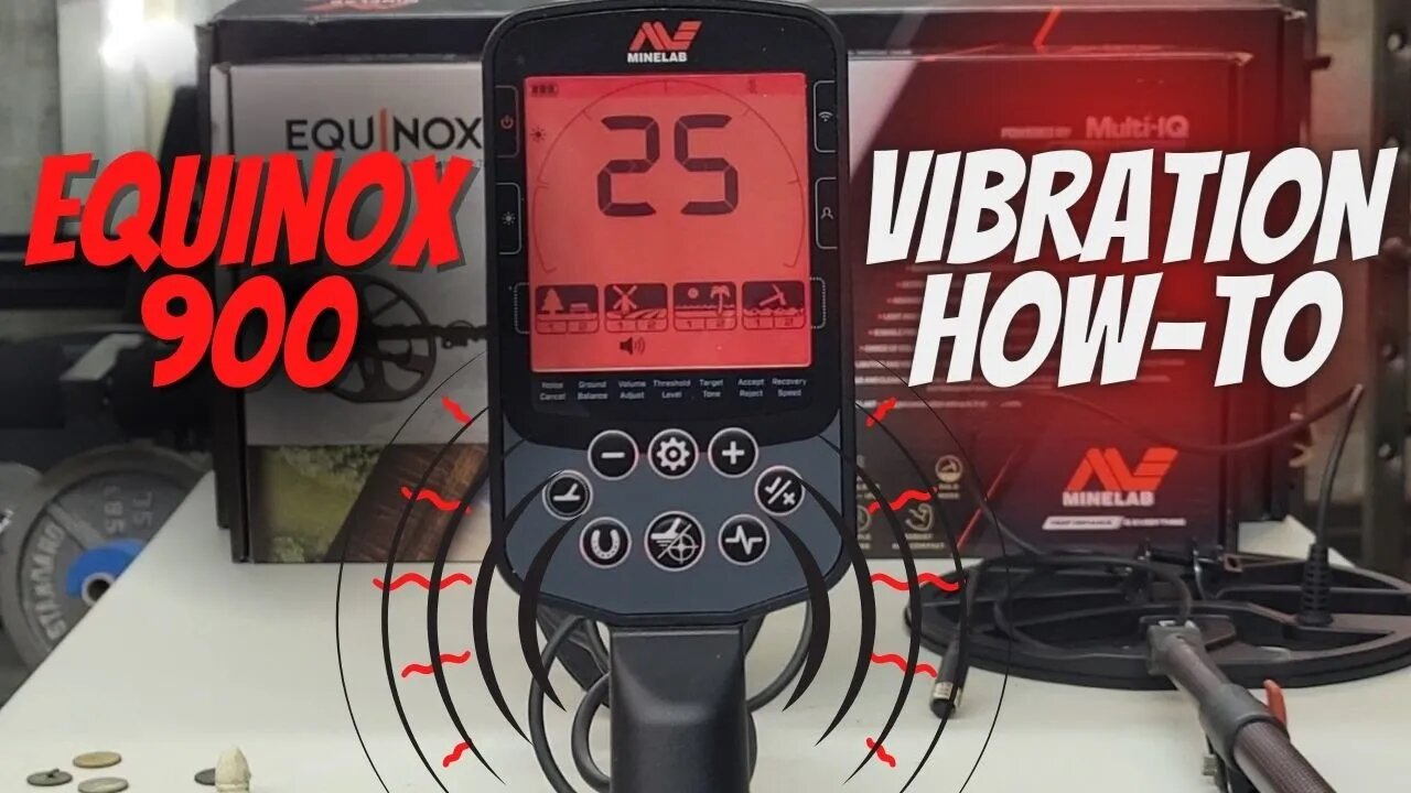 Minelab Equinox 900: New Feature Exposed - Vibration