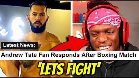 Latest News: Andrew Tate Fan Responds After Boxing Match#shorts_video