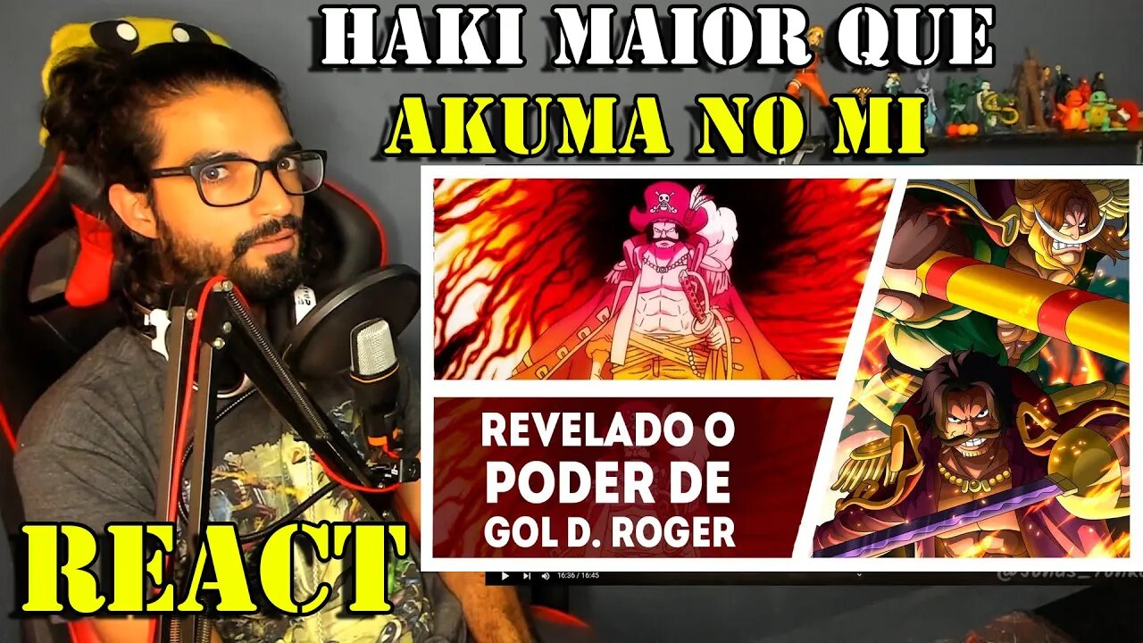 REACT - PORQUE ROGER ERA TÃO PODEROSO O USUÁRIO DA HITO HITO NIKA ANTES DE LUFFY - ONE PIECE 1047