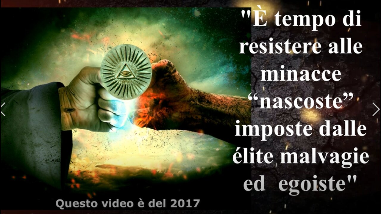 È tempo di resistere alle minacce “nascoste” imposte dalle élite malvagie