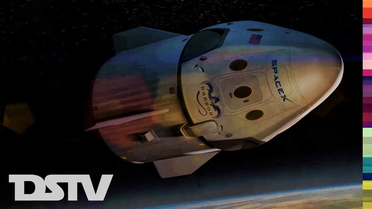 SpaceX's Dragon Capsule Spacecraft Flight Animation