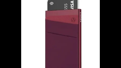 Card Holder Wallet RFID Blocking Slim Metal Bank Card Case Holds 5 Cards and Notes