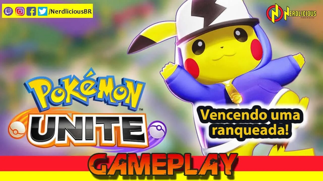 🎮 GAMEPLAY! Ganhamos nossa PRIMEIRA RANQUEADA em POKEMON UNITE. Confira!