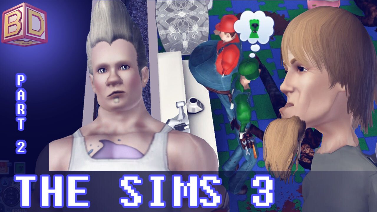 The Sims 3: Mario and Luigi Hacks/Mods [Parody] - Part 2