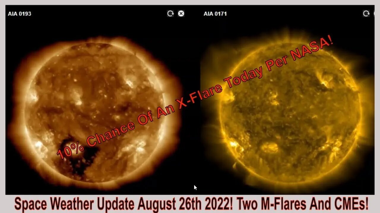 Space Weather Update August 28th 2022! Two M-Flares And CMEs!